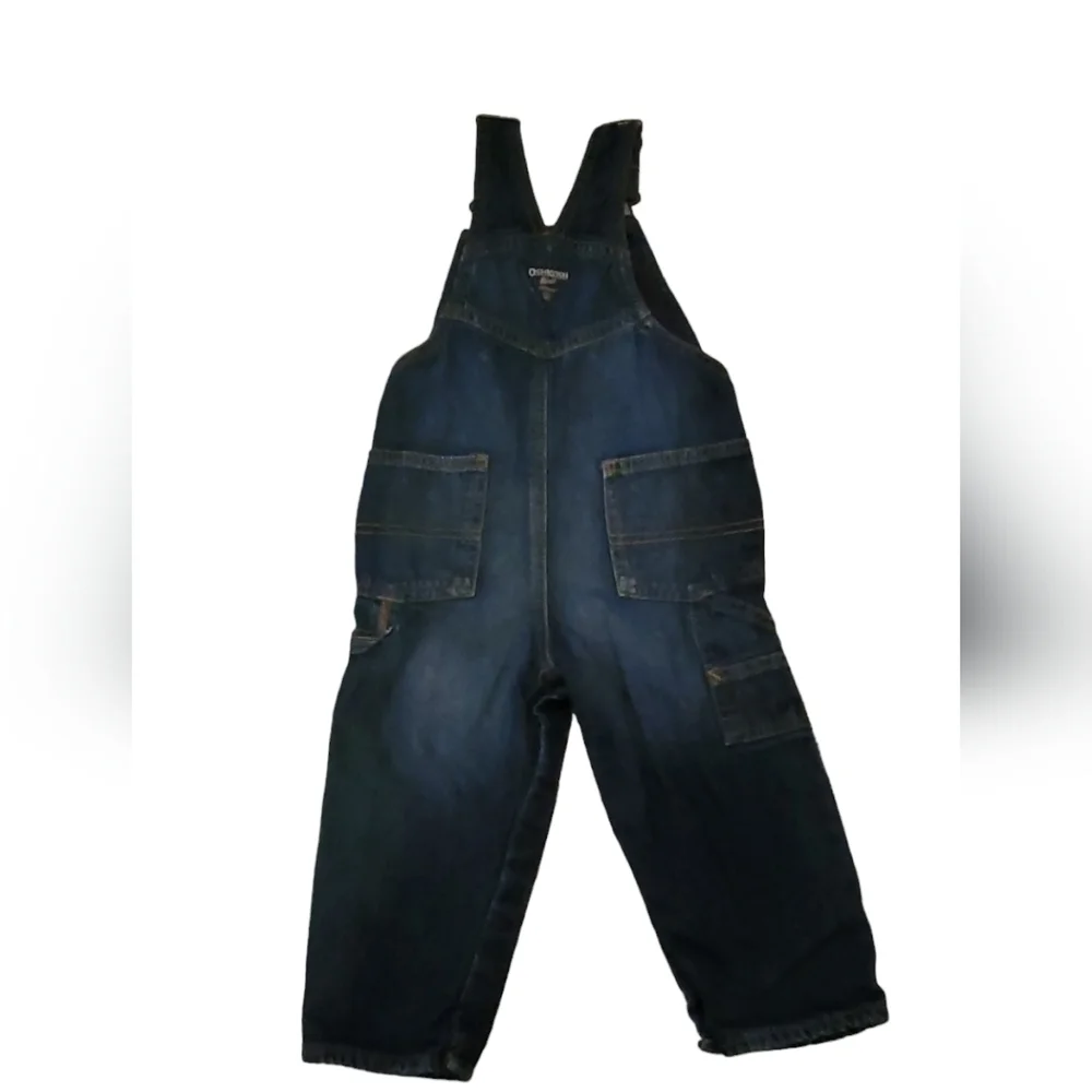 Oshkosh B'Gosh Overall Carpenter Denim fleeced lined Jeans